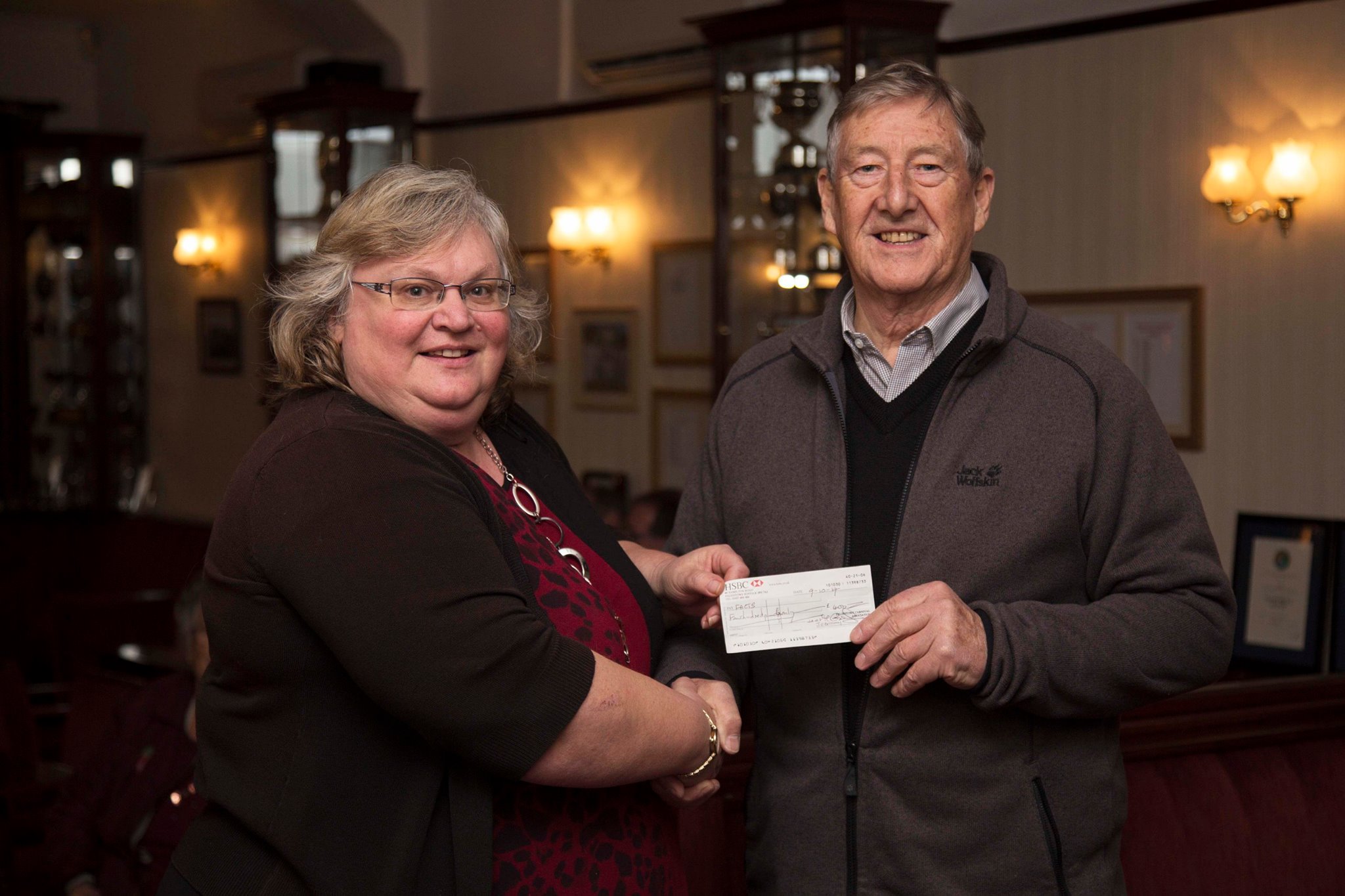 Carnival Committee cheque presentation